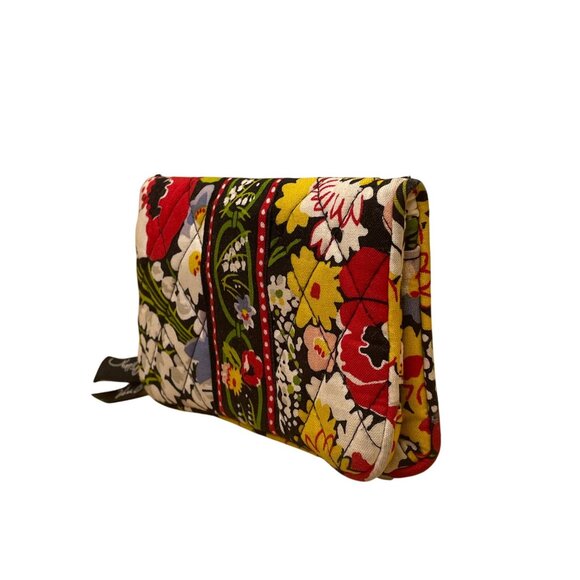 Vera Bradley Women’s Floral Quilted Cotton ID Window Kiss Lock Closure Wallet - Picture 2 of 8